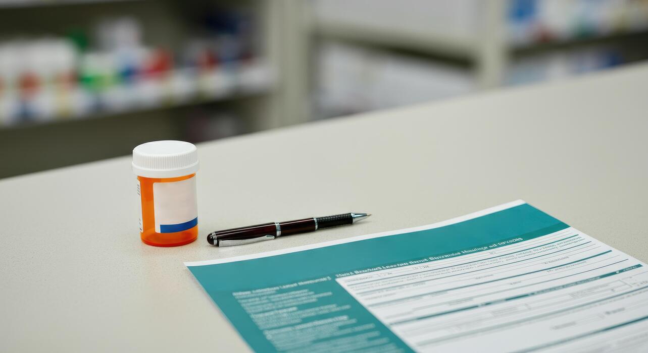 How much is sildenafil oral jelly? - Prescription bottle and form on pharmacy counter