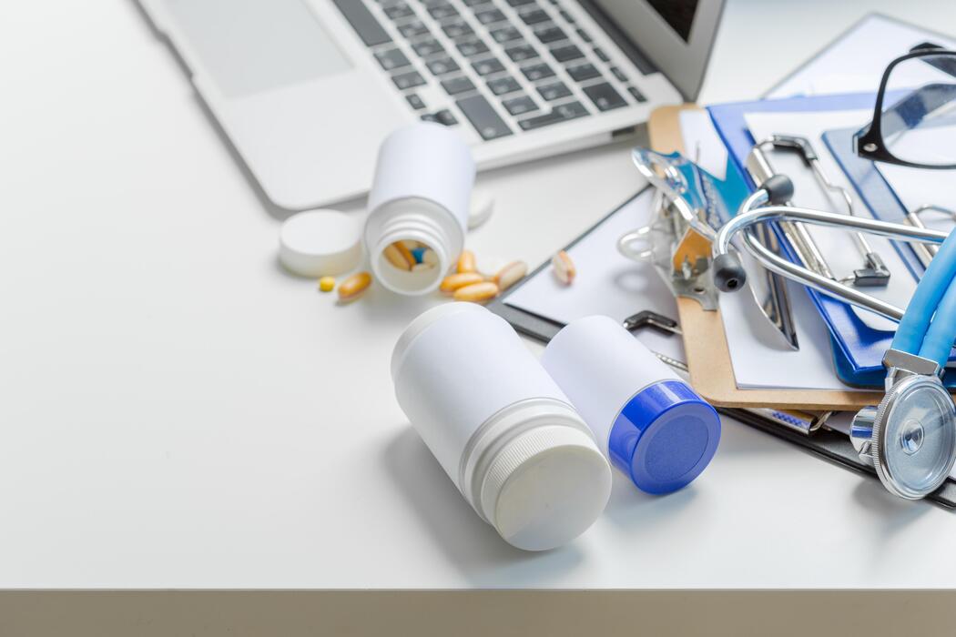 What is the closest drug to zopiclone? - A laptop, stethoscope, and other medical supplies on a desk