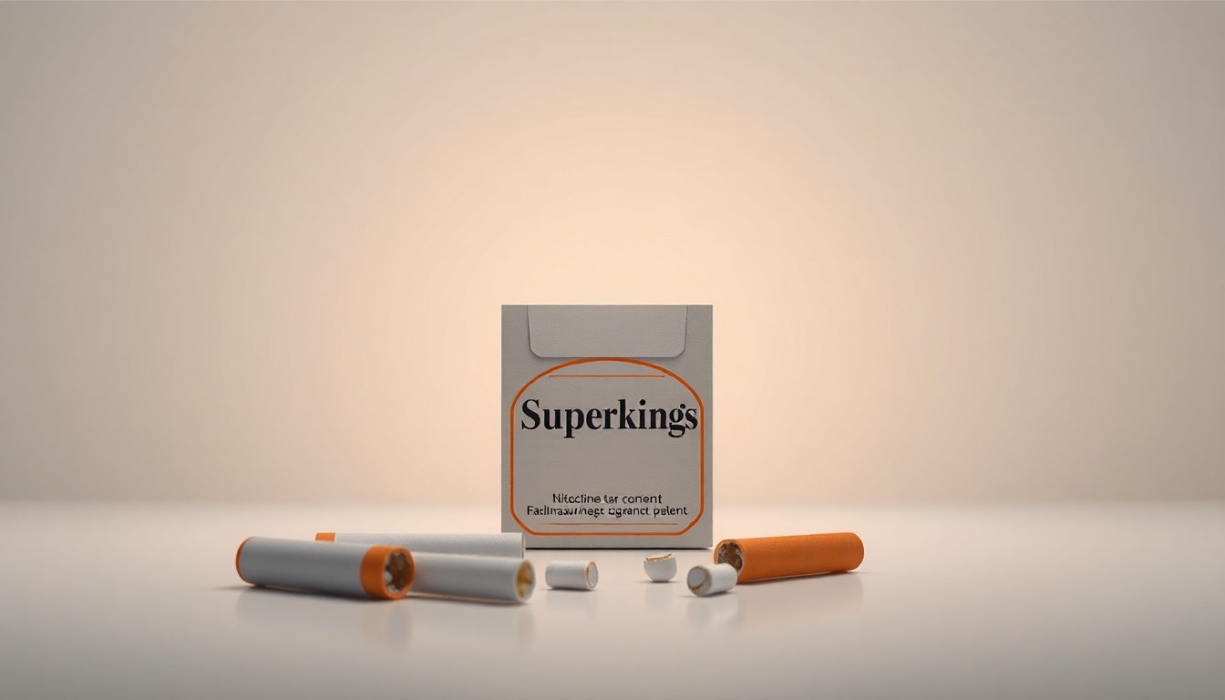 Superkings cigarettes strength - cigarette nicotine tar content measurement